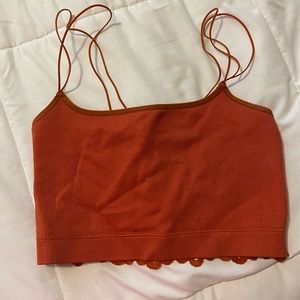 Hollister Gilly hicks top burnt orange